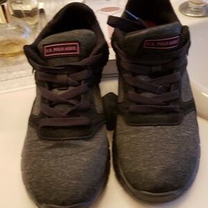 Grey and Black Sneakers